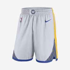 Nike NBA Men's Golden State Warriors White Association Swingman Performance Shorts