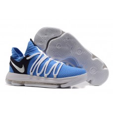Nike Zoom KD 10 X EP Basketball Shoes Sneakers Trainers Blue White