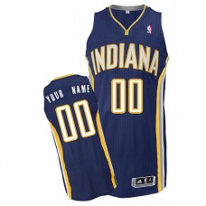 Pacers Custom Authentic Blue NBA Jersey
