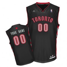 Raptors Custom Authentic Black NBA Jersey