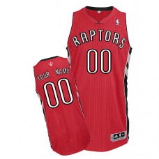 Raptors Custom Authentic Red NBA Jersey