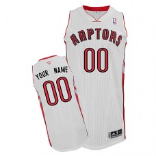 Raptors Custom Authentic White NBA Jersey