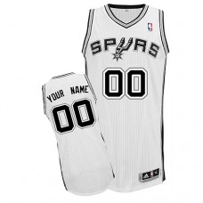 Spurs Custom Authentic White NBA Jersey