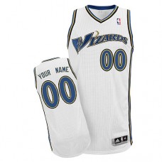 Wizards Custom Authentic White NBA Jersey