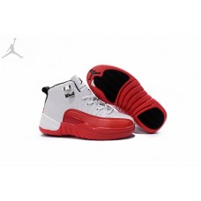 Wholesale Kids Jordans 12 XII Cherry White Gym Red Online From China