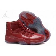 Womens Cheap New Jordans 11 All Red Basketball Shoes For Sale Online