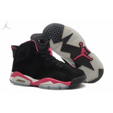 Air Jordan Retro 6 Black Red Cheap For Womens Sale