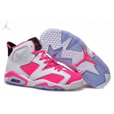 Air Jordan Retro 6 White Pink For Womens Cheap Sale