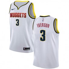 Allen Iverson Nuggets White Home NBA Jersey Cheap For Sale