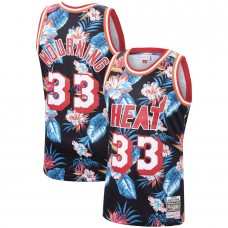 Alonzo Mourning Heat Floral Fashion Retro NBA Jerseys Cheap Sale