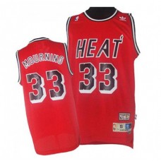 Alonzo Mourning Heat Red Cool NBA Throwback Jerseys For Sale