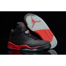 Best Air Jordan 5 (V) Black Red Basketball Shoes Sale Online