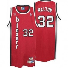 Best Bill Walton Blazers Red Throwback NBA Jerseys For Sale