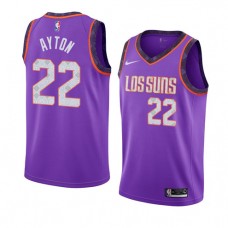 Best Deandre Ayton Suns City NBA Jerseys Purple For Sale