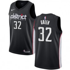 Best Jeff Green Wizards Black NBA Jerseys City Edition For Sale