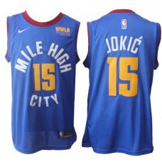 Best Nikola Jokic New Nuggets Statement Blue NBA Jerseys Sale