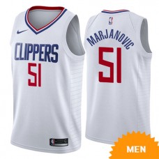 Boban Marjanovic Clippers Home NBA Jerseys White For Cheap
