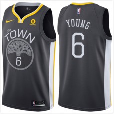 Buy NBA Warriors Nick Young 6 The Town Swingman Jerseys-Grey