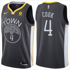 Buy NBA Warriors Quinn Cook #4 'The Town' Grey Jerseys