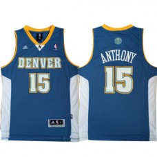 Carmelo Anthony Nuggets Away Blue NBA Jerseys For Cheap Sale
