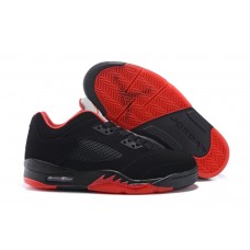 Cheap Air Jordan 5 Low Alternate 90 Black Gym Red For Sale