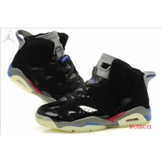 Cheap Air Jordan 6 Black Grey Basketball Shoes For Girls Online