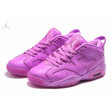 Cheap Air Jordan 6 Low All Purple Violet Shoes For Girls