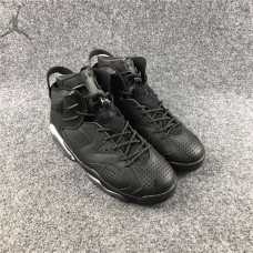 Cheap Air Jordan 6 Retro Black Cat All Black Shoes On Sale