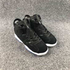 Cheap Air Jordan 6 Retro Heiress All Black Shoes For Womens