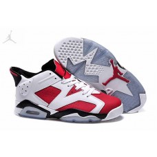 Cheap Air Jordan 6 Retro Low Carmine Red White For Sale