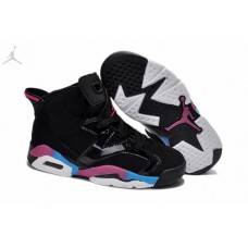 Cheap Air Jordan 6 (VI) Black Basketball Shoes Sale For Kids