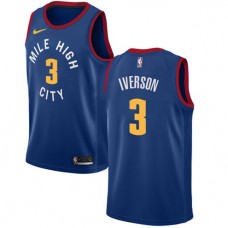 Cheap Allen Iverson Nuggets New Swingman Blue NBA Jersey