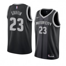 Cheap Blake Griffin Motor City Pistons NBA Jerseys Black For Sale