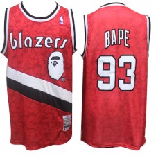 Cheap Blazers #93 Snoop Dogg NBA Basketball Jerseys Joint Bape