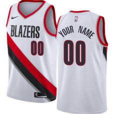 Cheap Blazers White Jersey Customized Association Edition For Sale