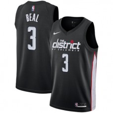 Cheap Bradley Beal New Wizards All Black Jersey City Edition