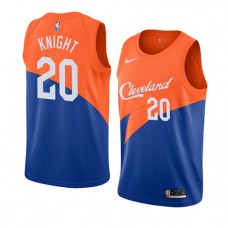 Cheap Brandon Knight Cavaliers City Jersey Blue Orange For Sale