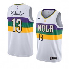Cheap Cheick Diallo Pelicans City NBA Jerseys NOLA White For Sale