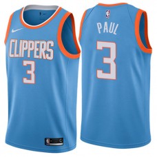 Cheap Chris Paul New Clippers Blue NBA Jerseys City Edition