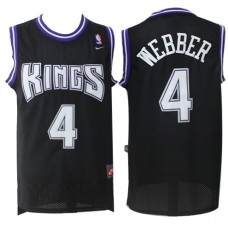 Cheap Chris Webber Sacramento Kings Retro NBA Jersey Black Sale