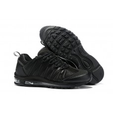 Cheap Clot x Nike Air Max 97 Haven All Black Running Shoes On Feet