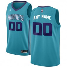 Cheap Custom Hornets Jordan Brand Teal Jersey Icon Edition