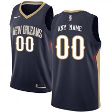 Cheap Custom Pelicans Nike Navy Jersey Icon Edition For Sale