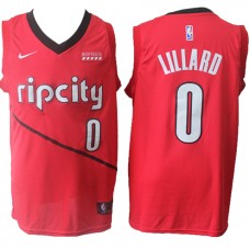 Cheap Damian Lillard Blazers Rip City Earned Jerseys Red For Sale
