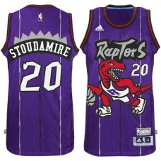 Cheap Damon Stoudamire Raptors Dinosaur Throwback NBA Purple Jersey