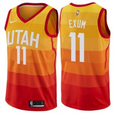 Cheap Dante Exum Jazz Swingman City NBA Jersey Orange