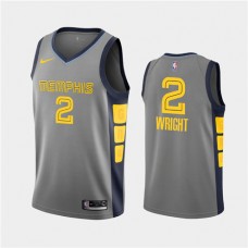 Cheap Delon Wright Grizzlies City NBA Jerseys Gray For Sale