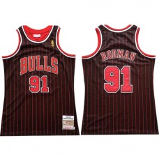 Cheap Dennis Rodman Bulls Pinstripe Throwback NBA Jersey For Sale