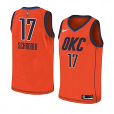 Cheap Dennis Schroder OKC Thunder Earned Orange NBA Jerseys