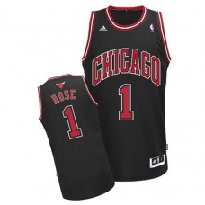 Cheap Derrick Rose Bulls Black Swingman NBA Jersey For Sale